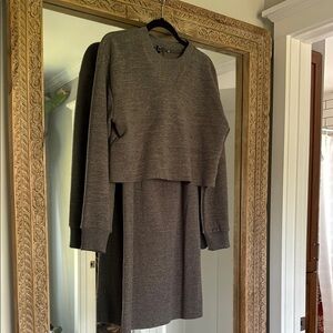 Sweater Midi Skirt Set